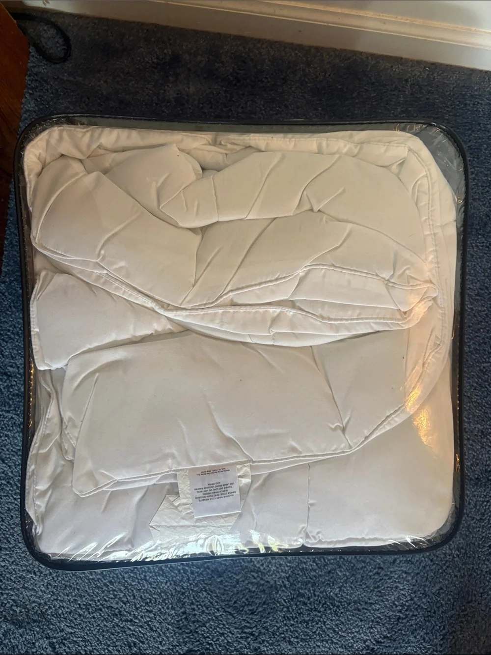 White Down Alternative Comforter - Twin XL, includes allergen zip mattress cover